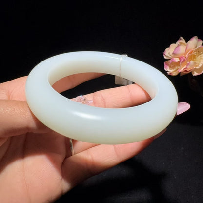 和田玉白玉手镯
