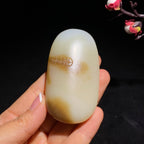 和田精品且末金山糖羊脂糖白玉观音