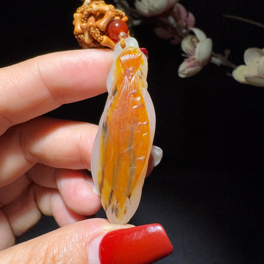 和田玉籽料挂件