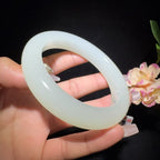和田玉白玉手镯