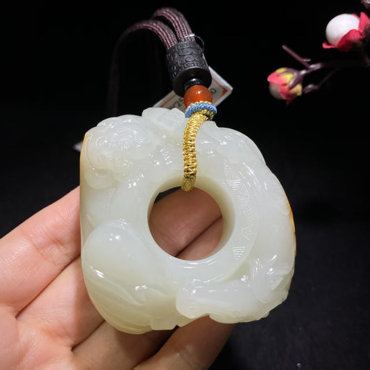 和田籽料白玉扳指