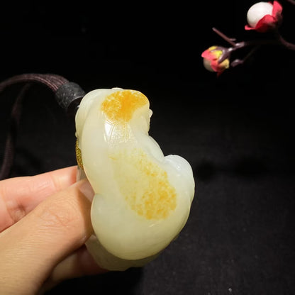 和田籽料白玉扳指