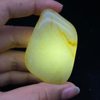 和田玉-洒金皮青花底籽料大挂件（57.9克）