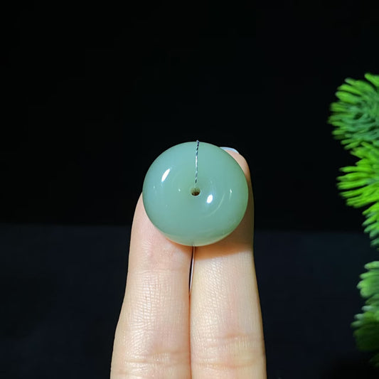 和田玉冰地清水平安扣（13.5g）