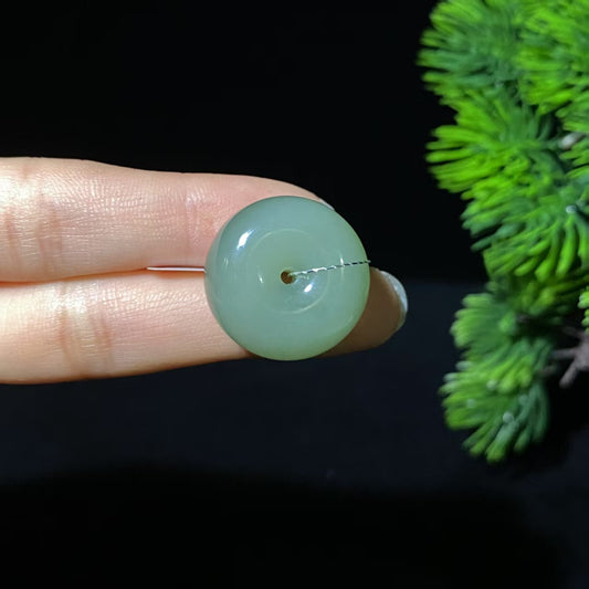和田玉冰地清水平安扣（13.5g）