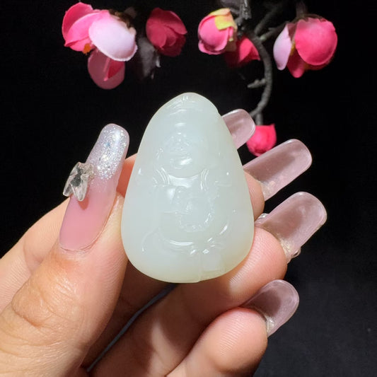 和田玉籽料弥勒佛（16.5g）