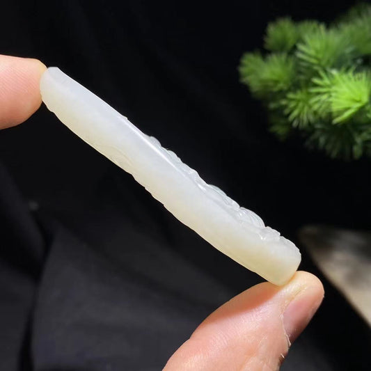 和田玉籽料观音挂件（40.3g）