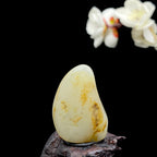 和田玉-黄皮青白肉籽料吊坠籽（11.2克）