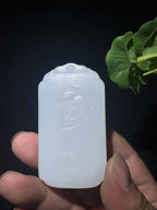 和田白玉观音牌挂件（73.3g）