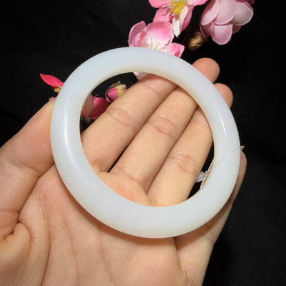 和田玉白玉手镯（51.8g）