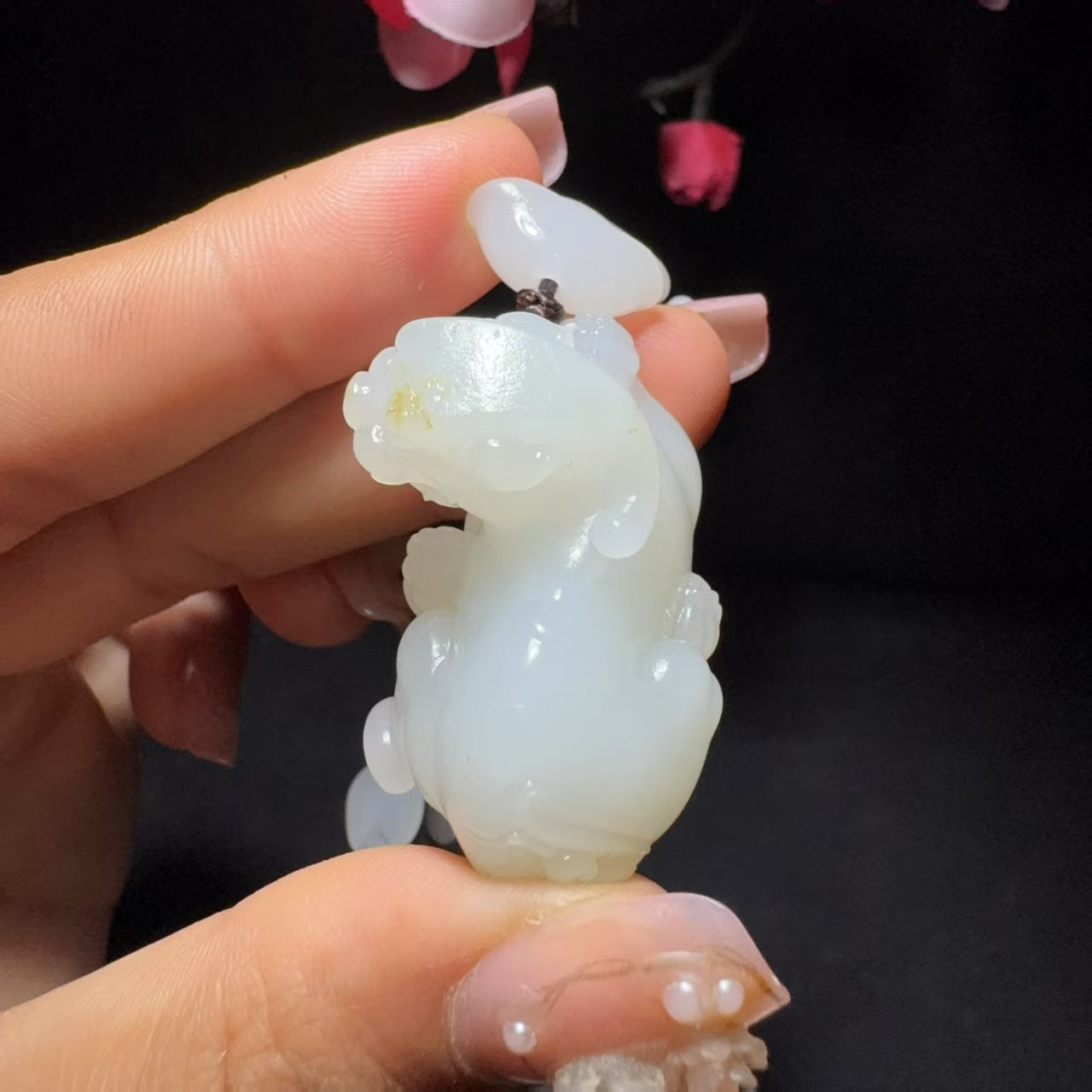 和田玉籽料挂件貔貅