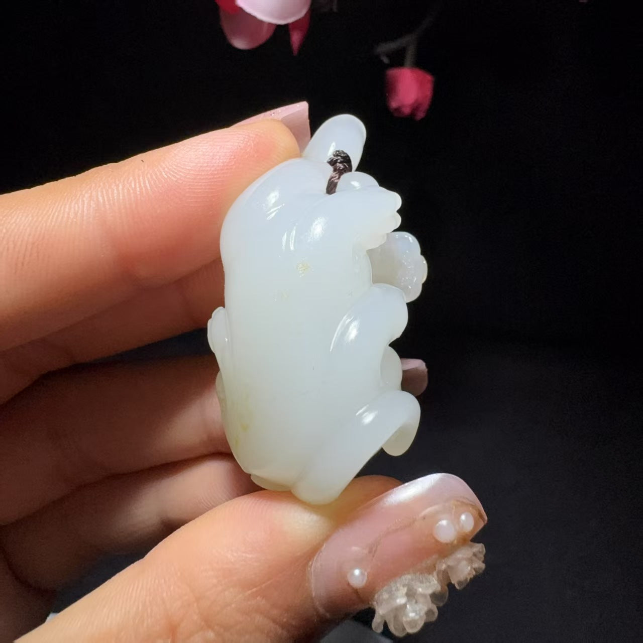 和田玉籽料挂件貔貅