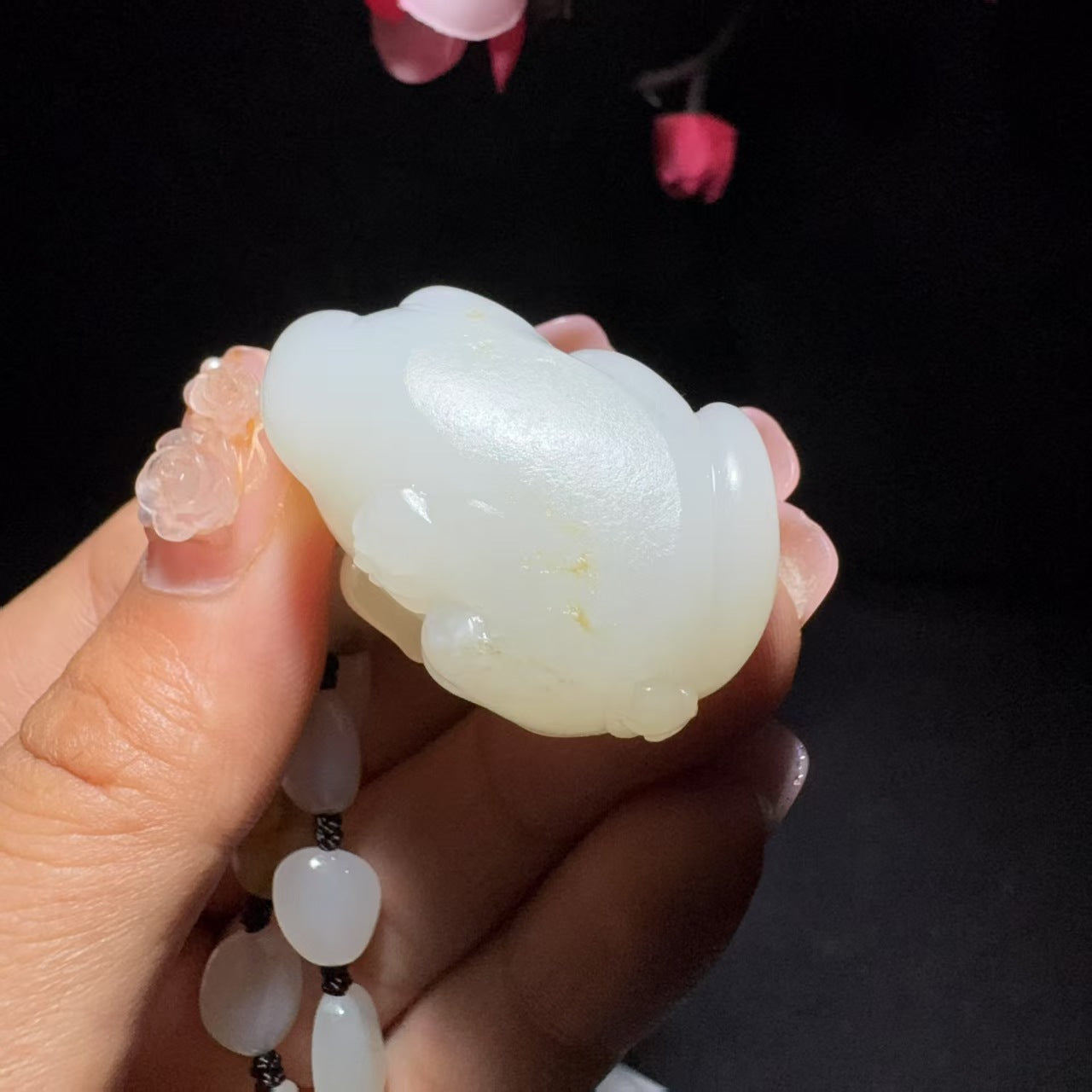 和田玉籽料挂件貔貅