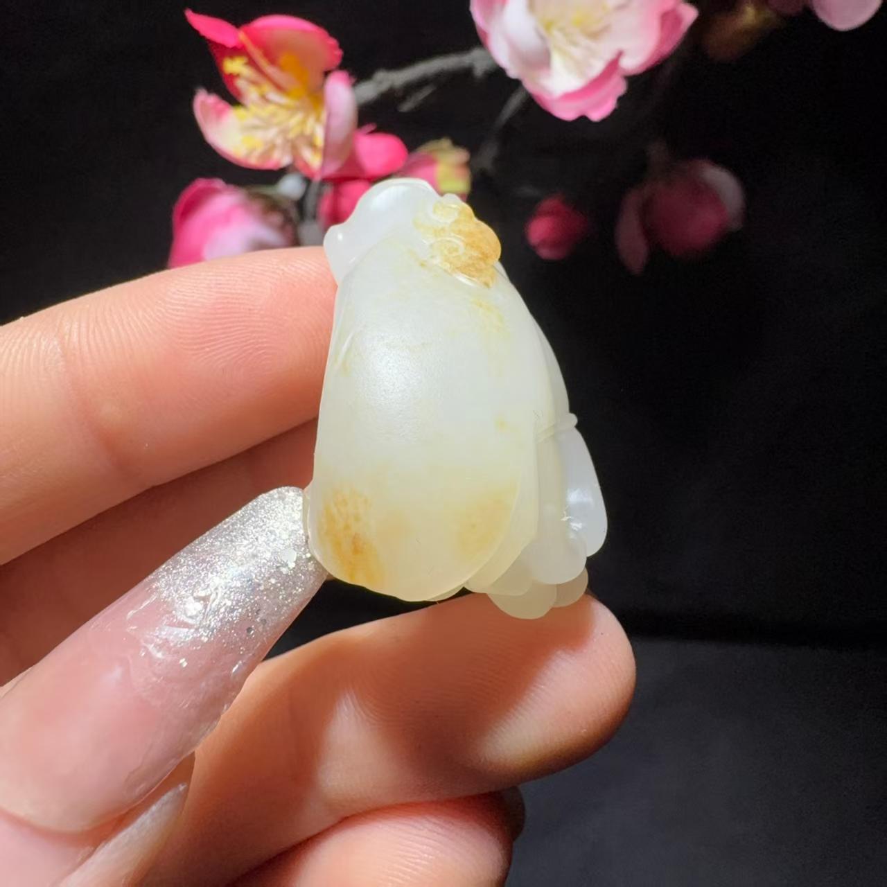 【超值推荐】和田玉籽料挂件福寿天下（14.1g）
