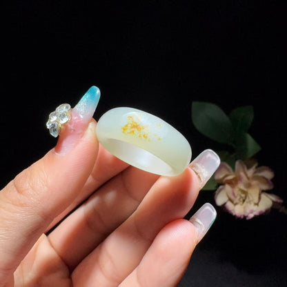 和田玉籽料戒指（14.0g）