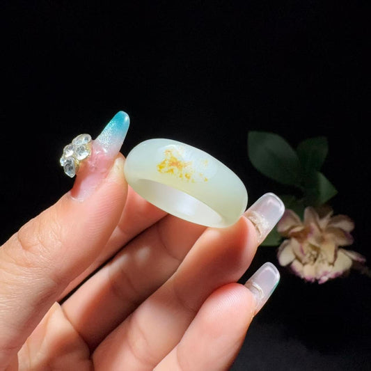 和田玉籽料戒指（14.0g）