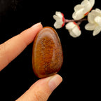 和田玉-红沁皮籽料原石（45克）