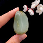 和田玉-青玉籽料原石（50.3克）