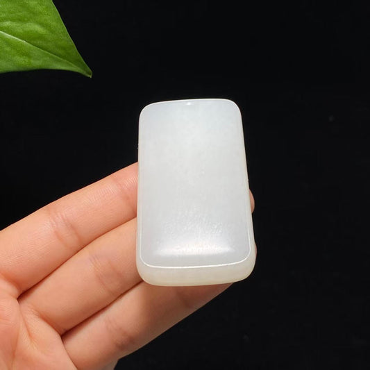 和田白玉平安无事牌（55.6g）