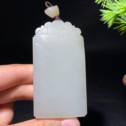 和田玉籽料无事牌（101.0g）
