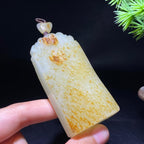和田玉籽料无事牌（101.0g）