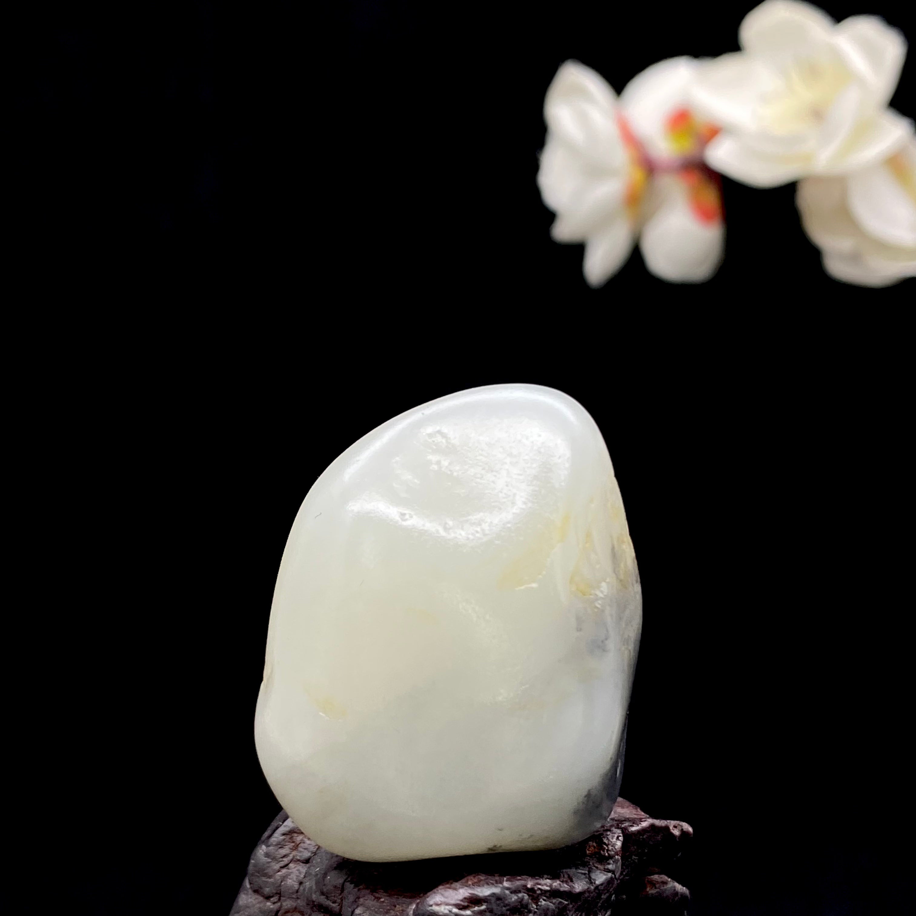 和田玉-青花籽料原石（27.5克） – 厚德载玉