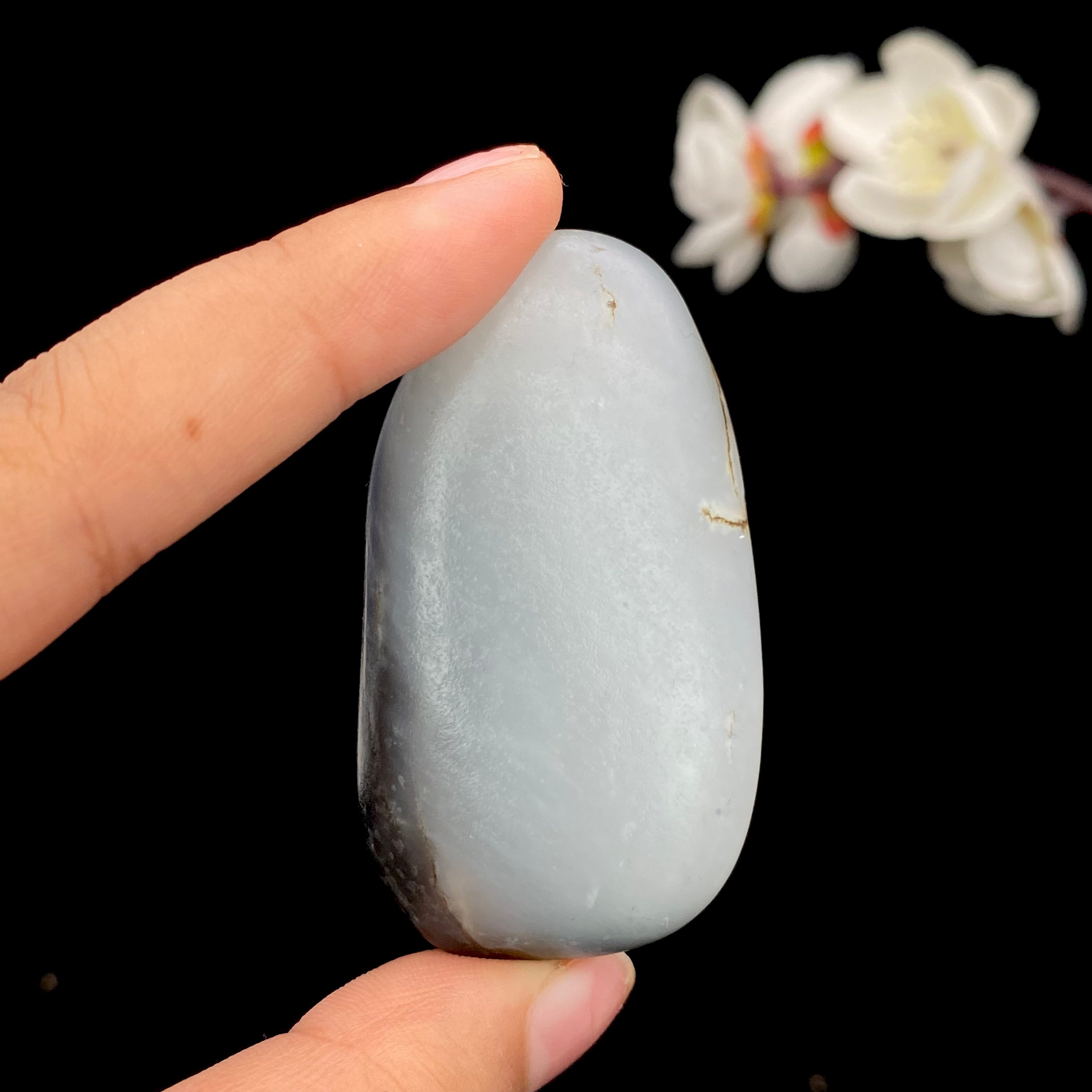 和田玉-青花籽料原石（51克） – 厚德载玉