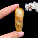 【超值推荐】和田玉-洒金皮青白肉籽料挂件（52.1克）