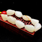 和田玉洒金皮【精品手串】（72g）