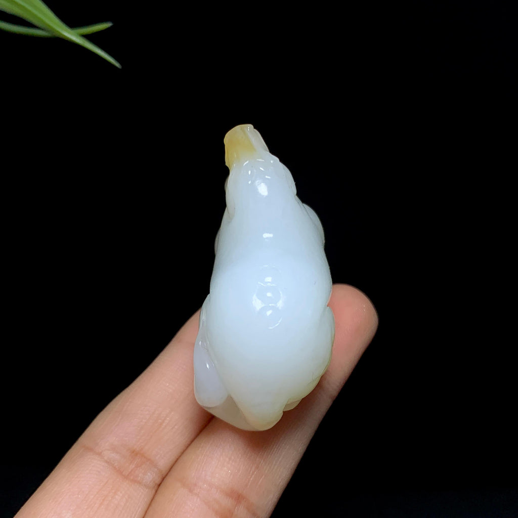 和田糖白玉马到成功挂件（39.2g）