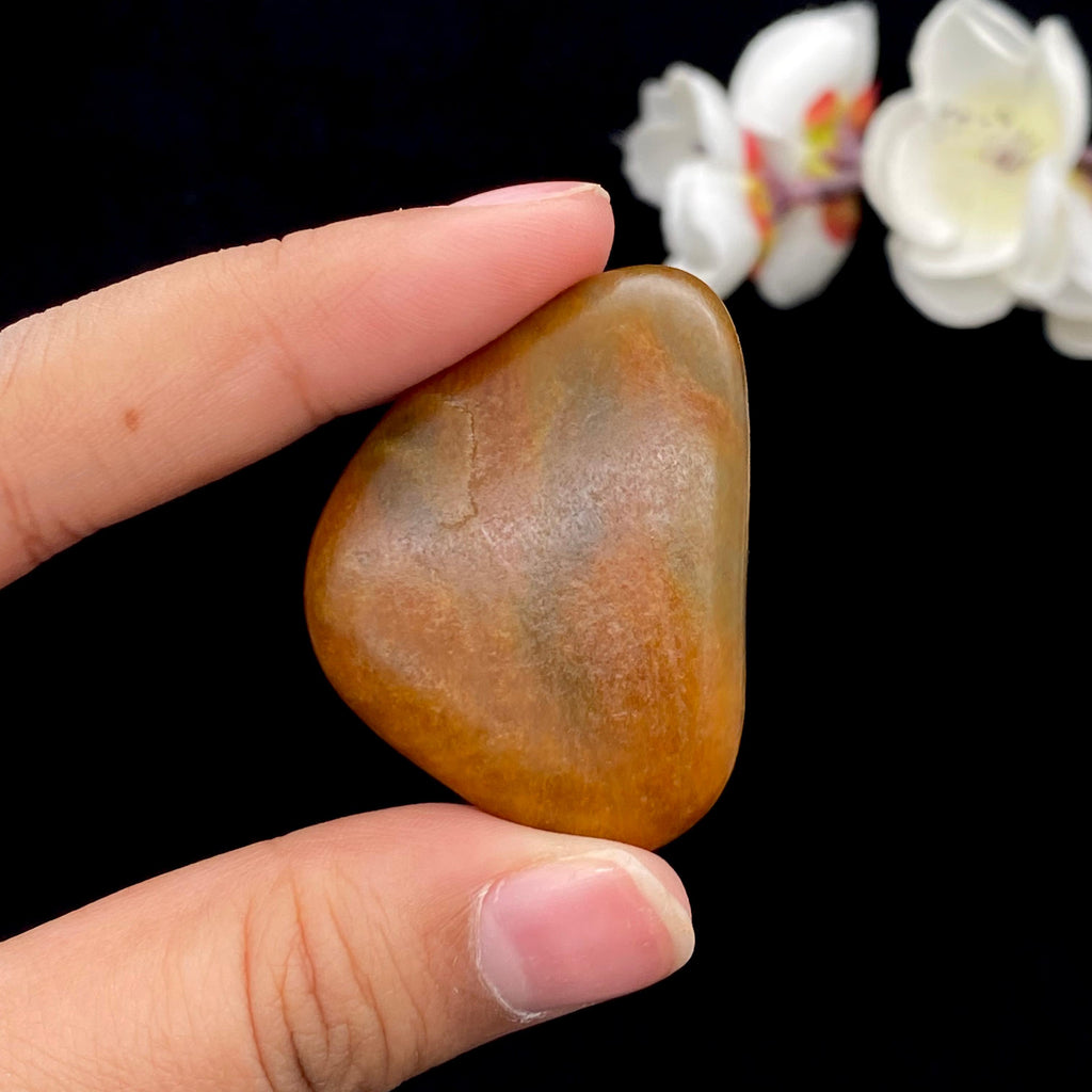 和田玉黄沁皮籽料挂件（27.5g）