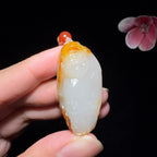 和田玉籽料财神（18.6g）