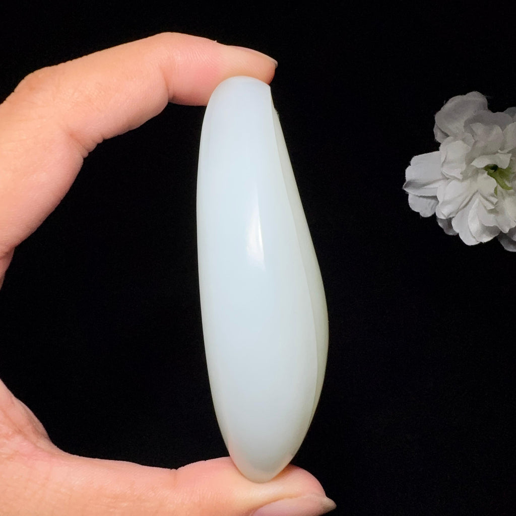 和田玉白玉随行手把件（95.1g）