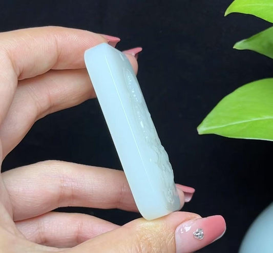 和田羊脂玉观音（54.5g）