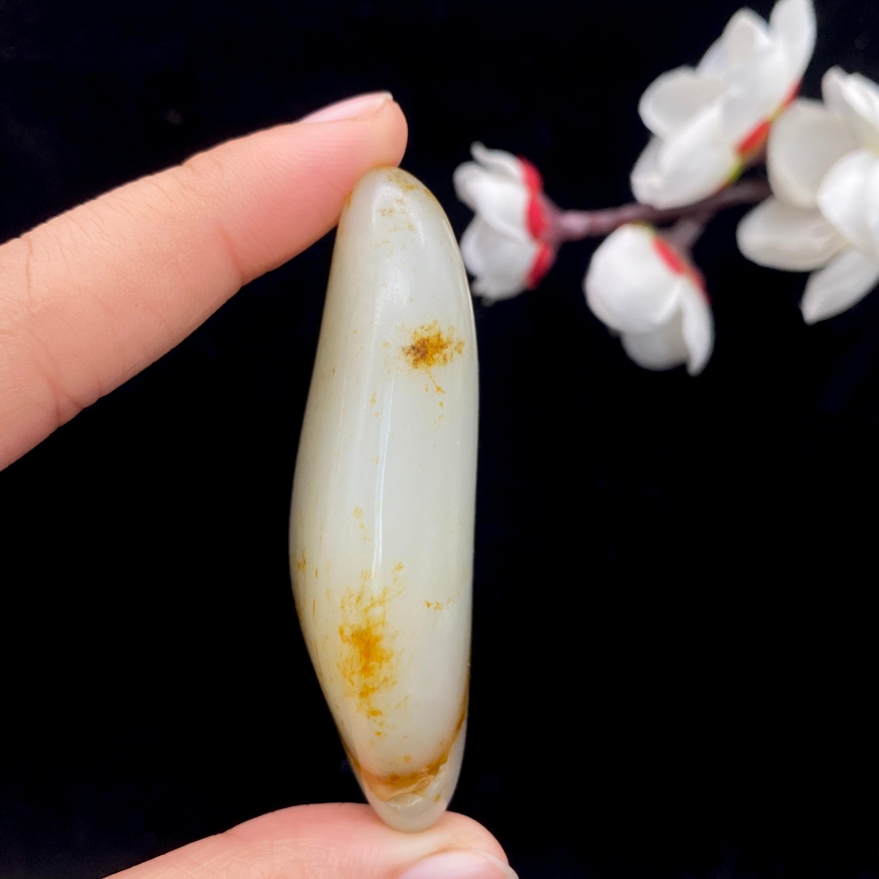 和田玉洒金皮籽料原石（59.3g）