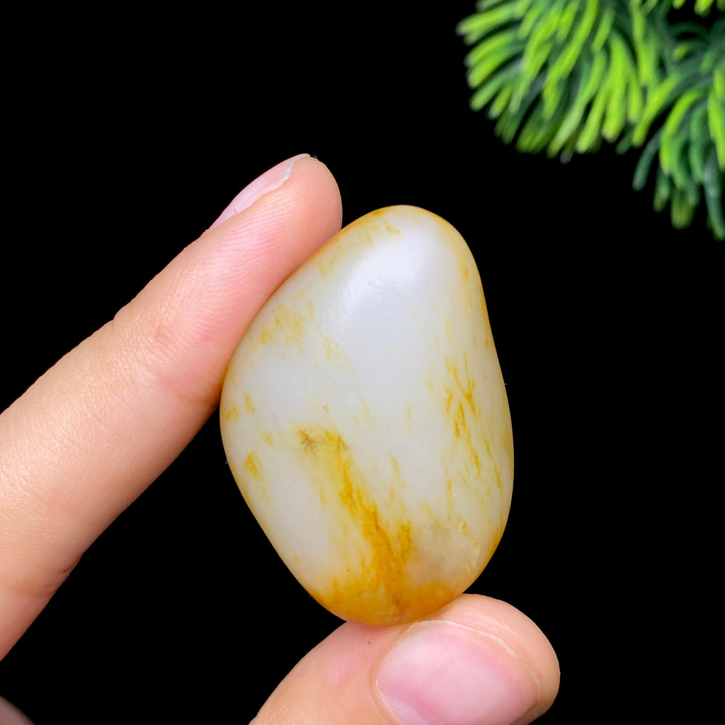 和田玉洒金皮籽料原石（19g）