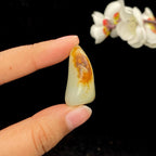 【超值推荐】和田玉聚黄皮籽料吊坠籽（15.1g）