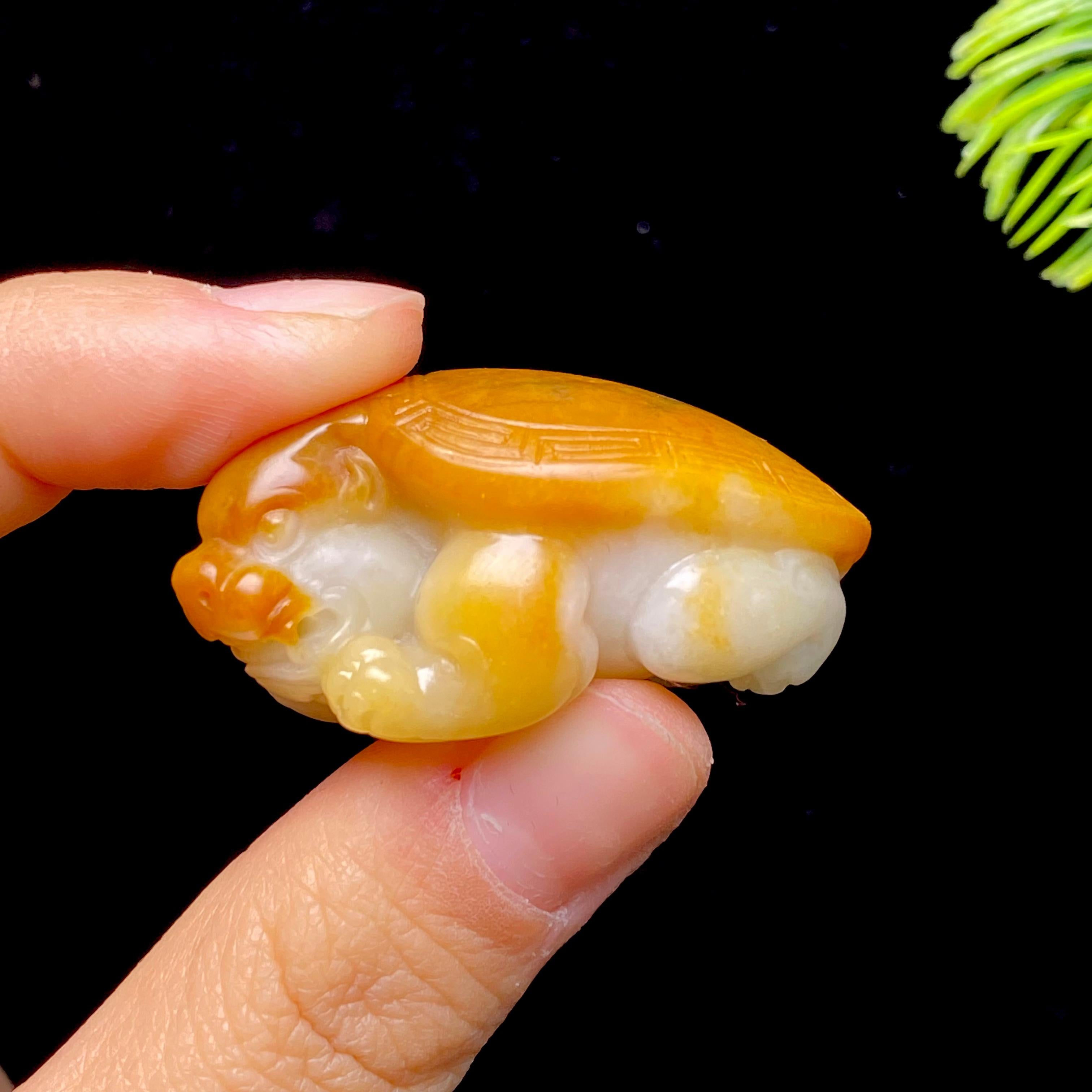 和田玉籽料龙龟（32.1g）