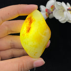 和田玉洒金皮籽料大挂件（53.5g）