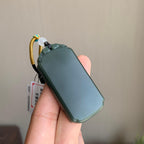 和田玉塔青一细平安无事牌（38.3g）