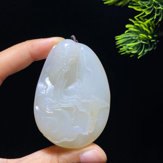 和田玉籽料关公（82.5g）