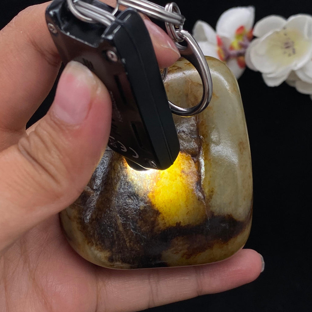 和田玉聚黑皮籽料（348.7g）