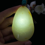 和田玉白玉籽料【坐莲观音】（73.3g）