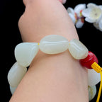 和田玉洒金皮【精品手串】（67.6g）