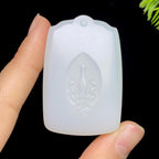 和田玉白玉大日如来（45.6g）