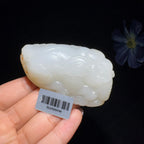 和田玉籽料手把件太平有象（161.7g）