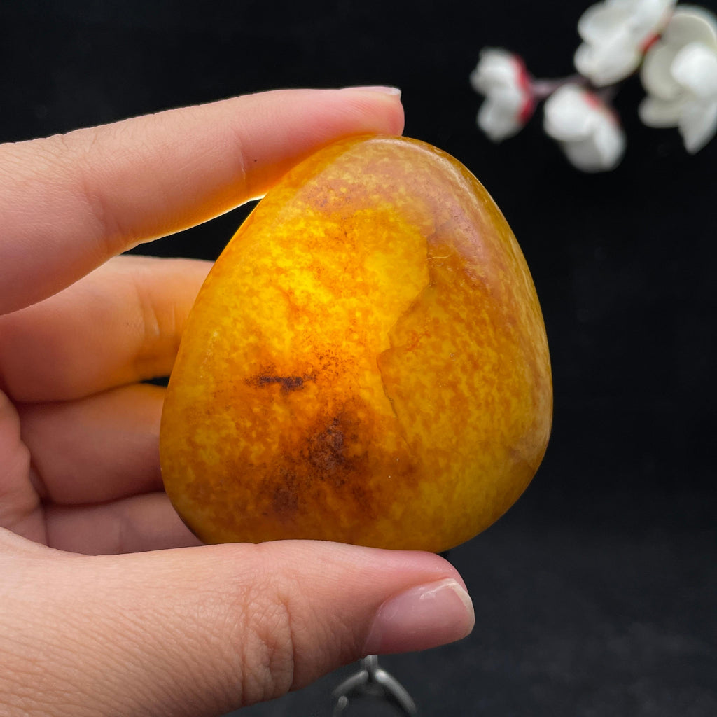 和田玉红皮籽料（85g）