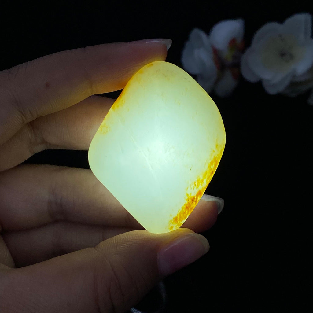 和田玉洒金皮籽料挂件（35g）