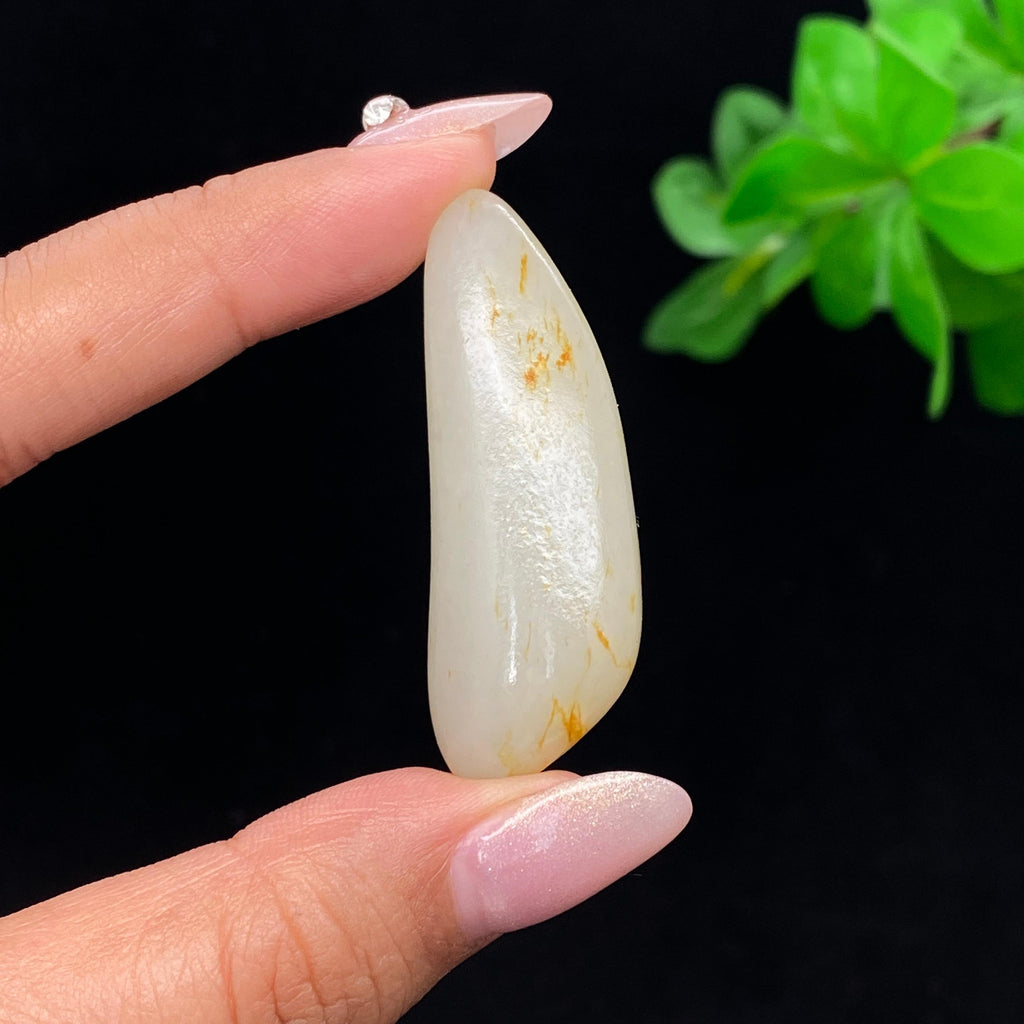 和田玉洒金皮籽料挂件（22.9g）