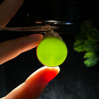 和田玉18k金碧玉钻石项链（10.6g）